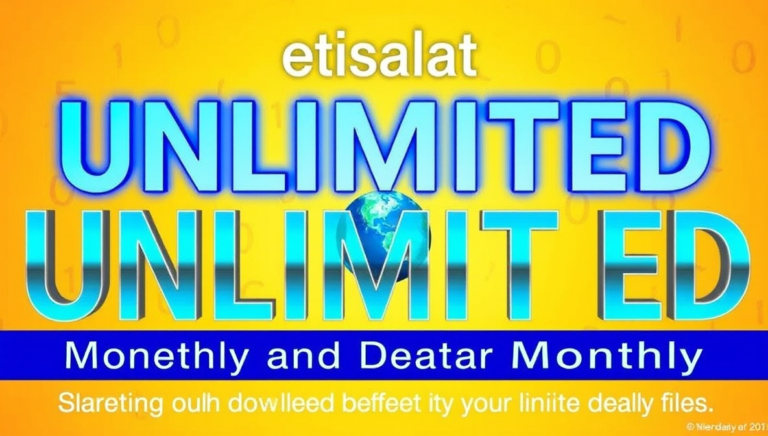 etisalat unlimited data package monthly