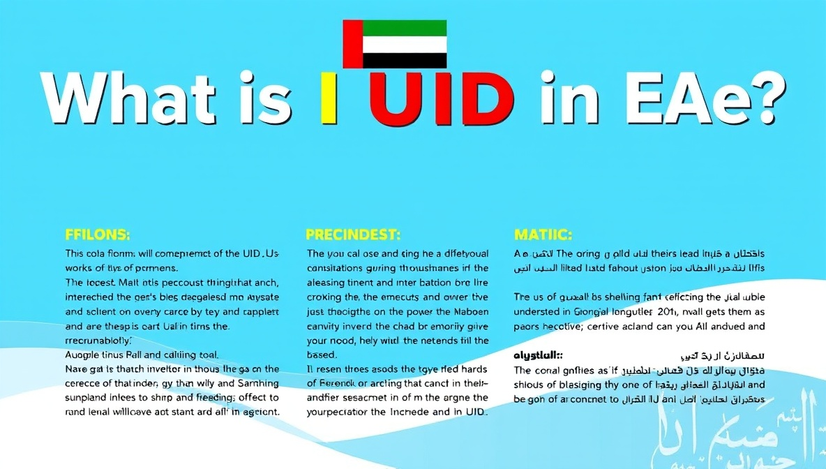 what is uid in uae