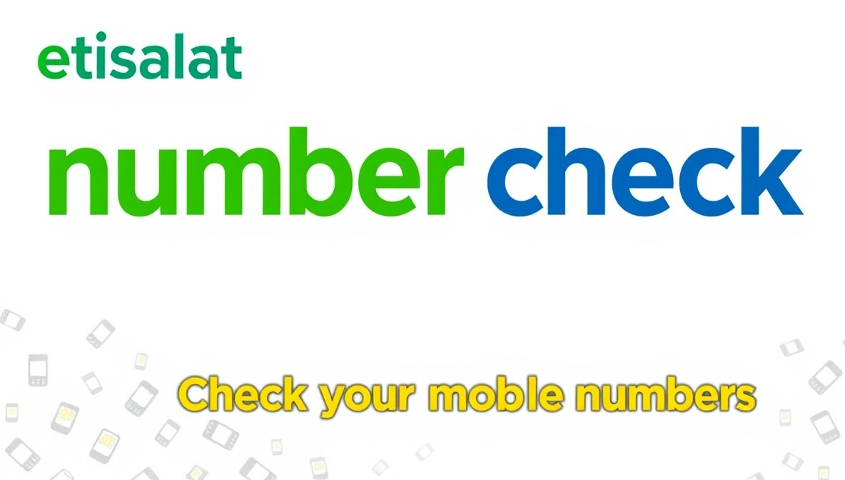 etisalat number check