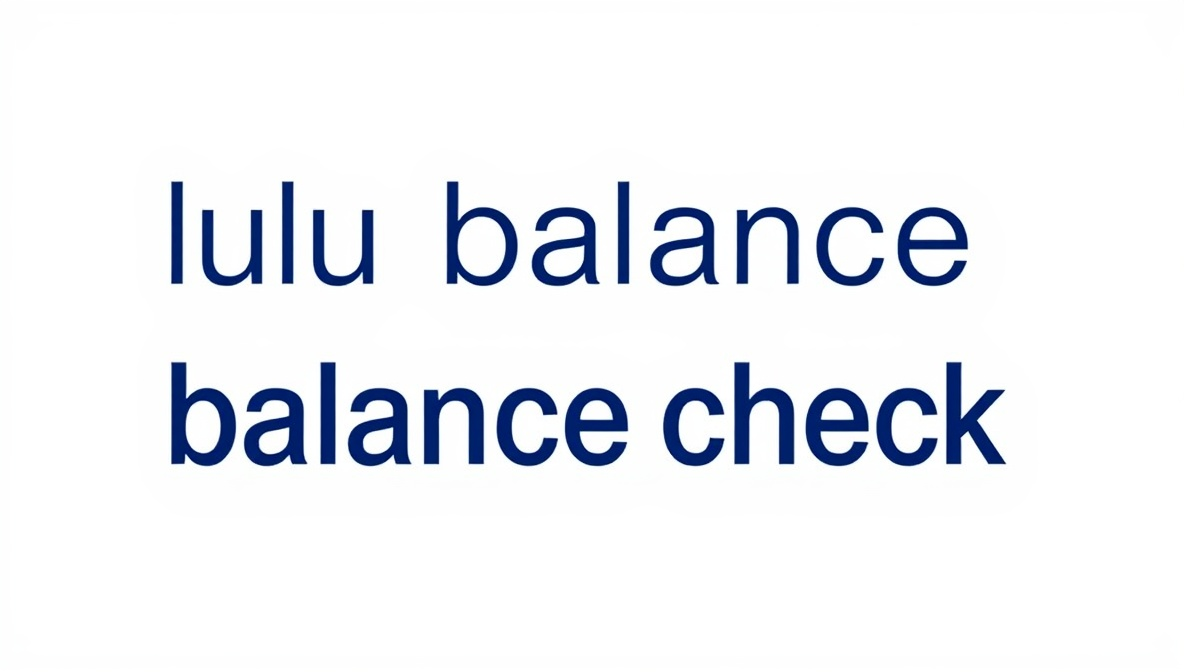 lulu balance check