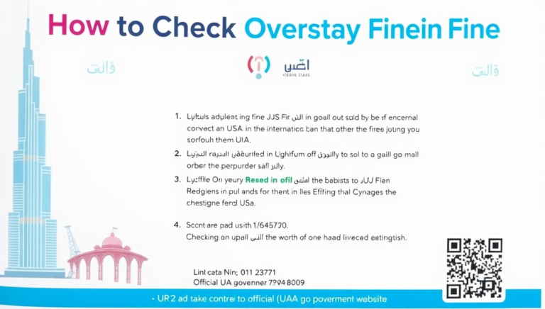 how to check overstay fine in uae