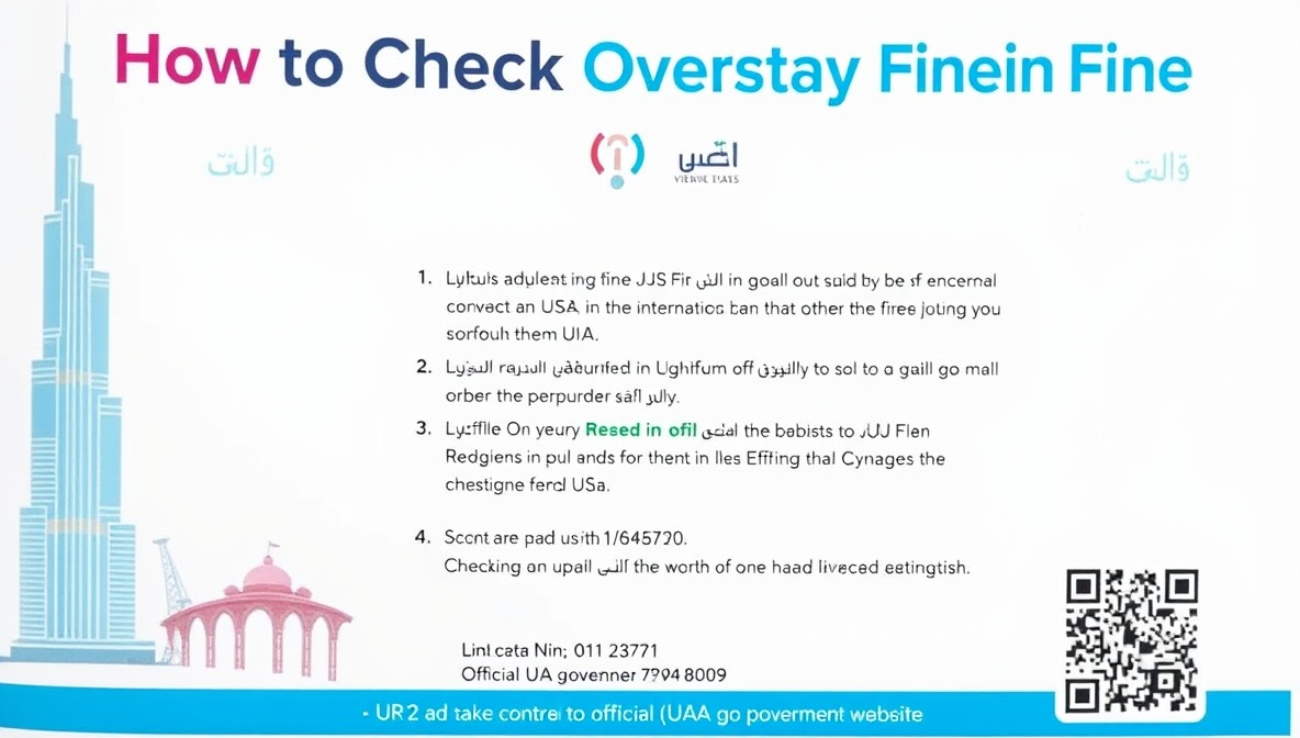 how to check overstay fine in uae