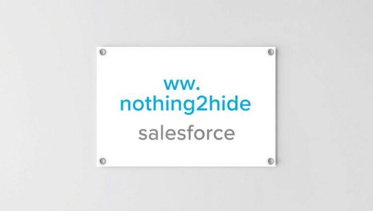 www. nothing2hide salesforce