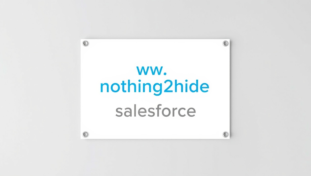 www. nothing2hide salesforce